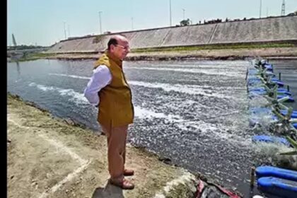 Yamuna cleaning work has started