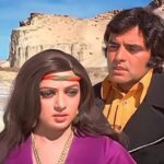 Hema Malini and Feroz Khan in Film Dharmatma