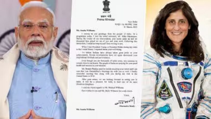 PM Modi wrote a letter to Sunita