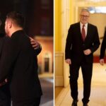 Starmer hugged Zelensky