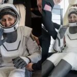 Sunita Williams smiled as she returned to Earth