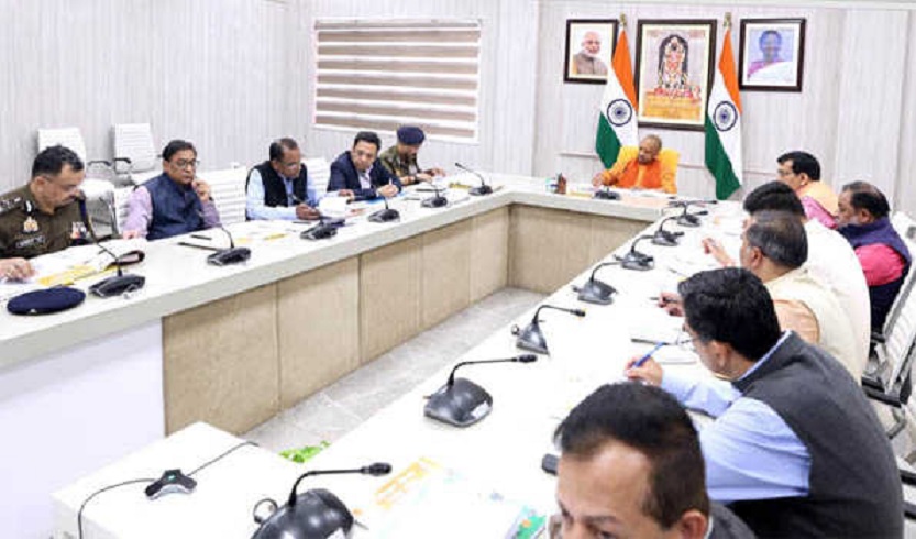 cm yogi in State Road Safety Council Meeting