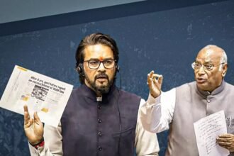 Kharge's Pushpa style in Rajya Sabha