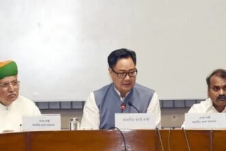 Kiren Rijiju held a press conference