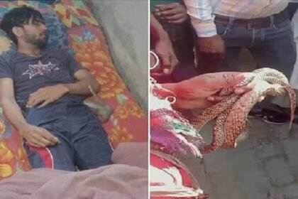 This 25-year-old man was bitten by a snake 10 times