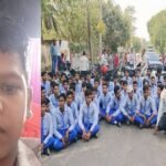 sitapur-news:-निजी-स्कूल-की-बस-ने-छात्र-को-रौंदा…-मौके-पर-मौत,-छात्रों-ने-सड़क-जाम-कर-किया-हंगामा