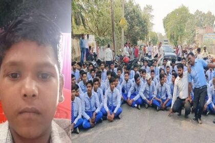 sitapur-news:-निजी-स्कूल-की-बस-ने-छात्र-को-रौंदा…-मौके-पर-मौत,-छात्रों-ने-सड़क-जाम-कर-किया-हंगामा