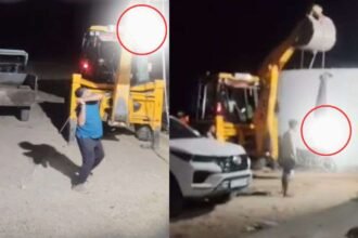 राजस्थान-में-हिस्ट्रीशीटर-का-आतंक,-ड्राइवर-को-जेसीबी-से-लटकाया-और-फिर-की-बेरहमी-से-पिटाई