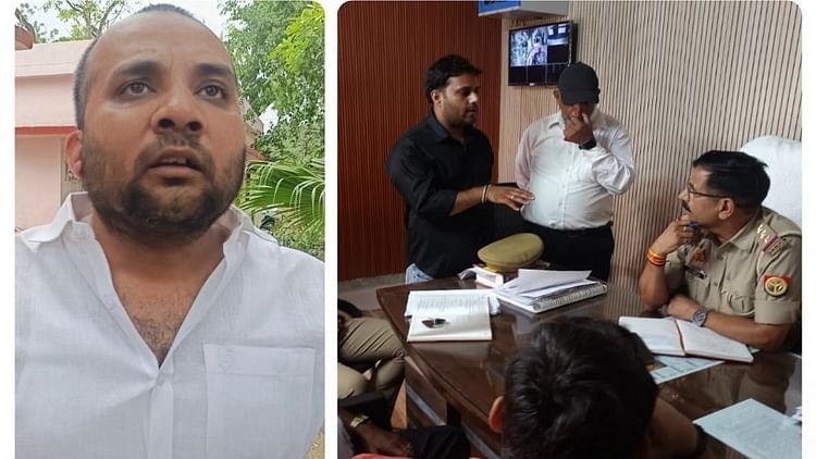 meerut:-बिल्डर-से-मांगी-रंगदारी,-आठ-लाख-रुपये-देने-के-बहाने-बुलाया,-पीटकर-पुलिस-को-सौंपे-दो-बदमाश