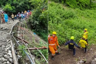 केदारनाथ-यात्रियों-संग-एक-और-हादसा,-पैदल-यात्रा-मार्ग-पर-गिरा-पहाड़-से-मलबा,-2-की-मौत