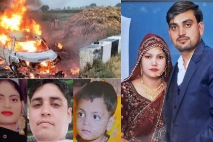 बुलंदशहर-कार-हादसा:-पलभर-में-छिन-गईं-शादी-की-खुशियां,-पांच-लोगों-की-मौत-से-दो-परिवारों-में-मातम