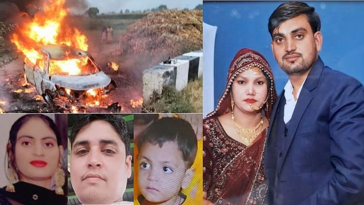 बुलंदशहर-कार-हादसा:-पलभर-में-छिन-गईं-शादी-की-खुशियां,-पांच-लोगों-की-मौत-से-दो-परिवारों-में-मातम