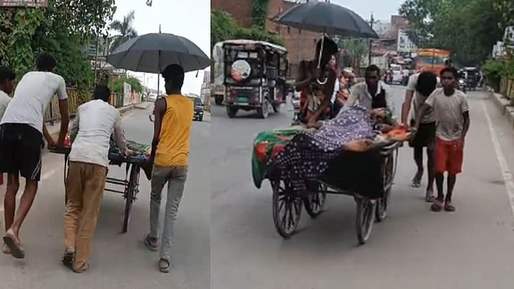 up:-पेड़-से-गिरकर-घायल-होने-वाले-मंतोष-ने-दम-तोड़ा,-परिजन-एंबुलेंस-न-मिलने-पर-ठेलिया-से-ले-गए-थे-अस्पताल
