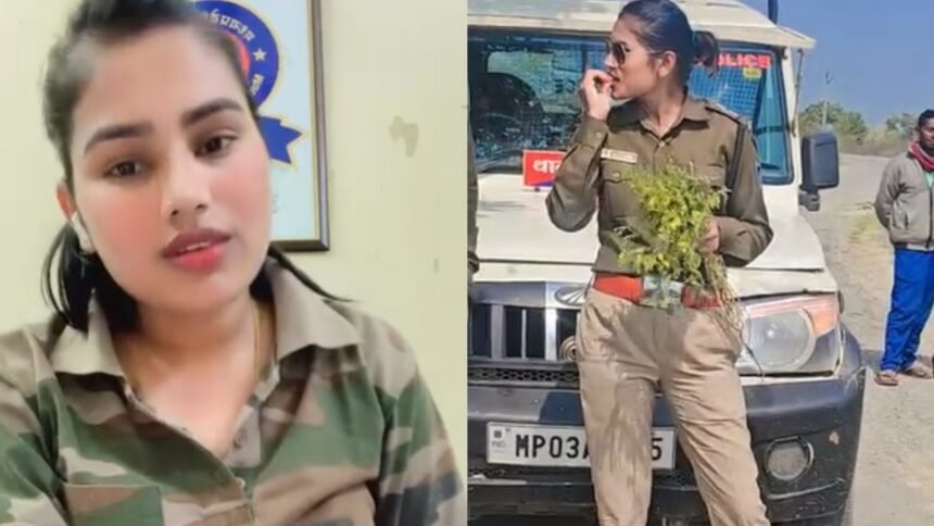 थाना-प्रभारी-ने-रोमांटिक-गाने-पर-बनाई-रील,-video-वायरल-होने-से-मचा-हड़कंप;-सख्त-आदेश-जारी