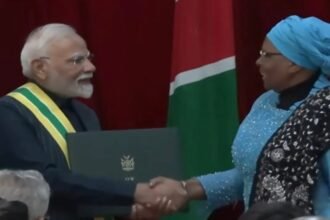 pm-modi-namibia-visit:-पीएम-मोदी-को-नामीबिया-के-सर्वोच्च-पुरस्कार-से-किया-गया-सम्मानित