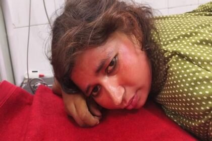 aligarh:-छोटे-भाई-ने-खाना-बनाती-बड़ी-बहन-के-पीठ-में-मारी-गोली,-महिला-हुई-घायल,-मेडिकल-के-लिए-किया-रेफर