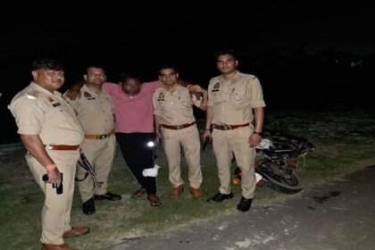 aligarh-news:-पुलिस-मुठभेड़-में-50-हजार-का-इनामी-गिरफ्तार,-पैर-में-लगी-गोली,-चोरी-की-घटनाओं-में-है-वांछित