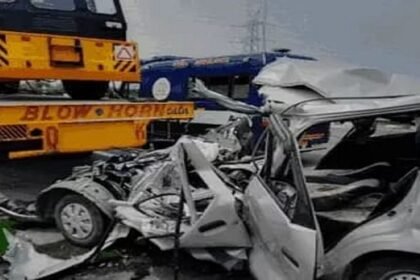 up-news:-मेरठ-के-दो-व्यापारियों-की-केजीपी-एक्सप्रेस-वे-पर-हादसे-में-मौत,-ब्रेक-के-नीचे-आ-गई-बोतल-और-हुआ-धमाका