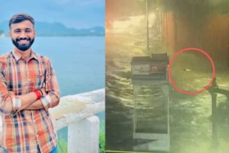 जयपुर:-स्ट्रीट-लाइट-के-पोल-में-उतरे-करंट-की-चपेट-में-आया-युवक,-मौके-पर-ही-मौत,-सड़क-पर-भरे-पानी-में-तैरता-रहा-शव