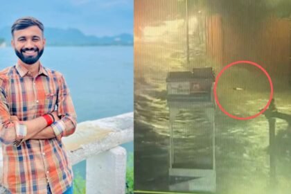 जयपुर:-स्ट्रीट-लाइट-के-पोल-में-उतरे-करंट-की-चपेट-में-आया-युवक,-मौके-पर-ही-मौत,-सड़क-पर-भरे-पानी-में-तैरता-रहा-शव