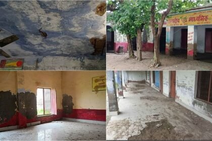 up:-जर्जर-भवन,-टपकता-पानी,-अंधेरे-बदबूदार-कमरों-में-बच्चे-परेशान…ये-है-यूपी-के-सरकारी-स्कूलों-का-हाल