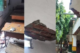 गोरखपुर:-सरकारी-स्कूल-की-छत-का-प्‍लास्‍टर-गिरा,-एक-बच्‍चा-गंभीर-रूप-से-घायल,-प्राचार्य-सस्‍पेंड