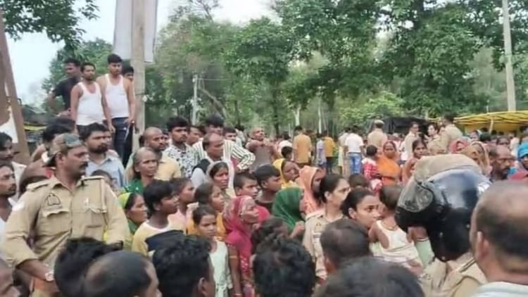 barabanki:-होटल-संचालक-की-पिटाई-से-घायल-युवक-की-मौत,-ग्रामीणों-ने-शव-रखकर-सड़क-की-जाम…-होटल-में-की-तोड़फोड़