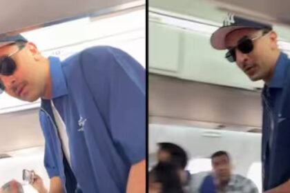‘अबे,-यहां-क्या-कर-रहा-है?’-फ्लाइट-की-इकोनॉमी-क्लास-में-रणबीर-कपूर,-किसे-देखकर-चौंके-सुपरस्टार?