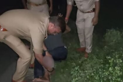 ghazupur-news:-खुद-को-पुलिस-से-घिरता-देख-बदमाश-ने-चलाई-गोली,-मुठभेड़-में-पशु-तस्कर-गिरफ्तार,-पैर-में-लगी-गोली