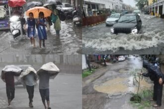 तस्वीरों-में-बारिश-का-कहर: रामपुर-संभल-व-मुरादाबाद-में-स्कूल-बंद,-मंडल-में-सिपाही-समेत-पांच-की-मौत,-अलर्ट-जारी