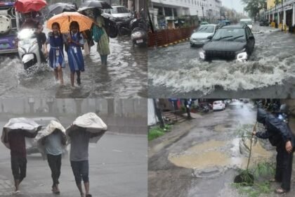 तस्वीरों-में-बारिश-का-कहर: रामपुर-संभल-व-मुरादाबाद-में-स्कूल-बंद,-मंडल-में-सिपाही-समेत-पांच-की-मौत,-अलर्ट-जारी