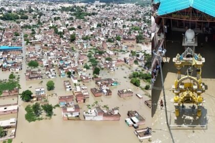 up:-यमुना-ने-वृंदावन-में-मचाया-हाहाकार,-कॉलोनियां-और-सड़कें-जलमग्न,-बेघर-हुए-हजारों-लोग;-प्रशासन-ने-की-ये-अपील