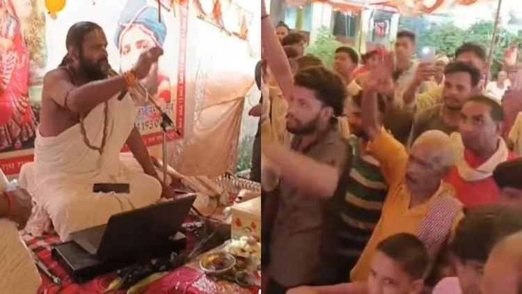 इटावा-जैसा-मामला:-पारस-मौर्य-पर-पहचान-छिपाकर-कथा-करने-का-आरोप,-ब्राह्मण-समाज-में-भड़का-रोष,-मांगनी-पड़ी-माफी