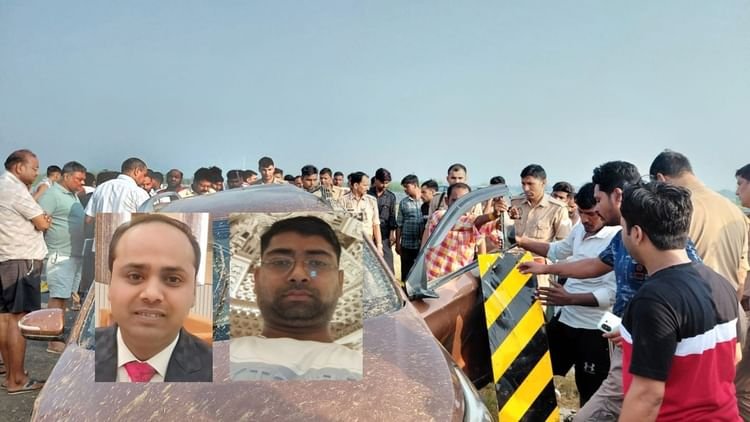 up-news:-बदायूं-में-निर्माणाधीन-गंगा-एक्सप्रेसवे-पर-पलटी-तेज-रफ्तार-कार,-दो-सराफा-कारोबारियों-की-मौत