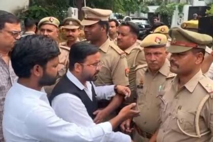 बरेली-बवाल:-aap-नेताओं-को-पुलिस-ने-घर-और-दफ्तर-पर-रोका;-संजय-सिंह-बोले-तानाशाही-के-खिलाफ-आवाज-नहीं-रुकेगी