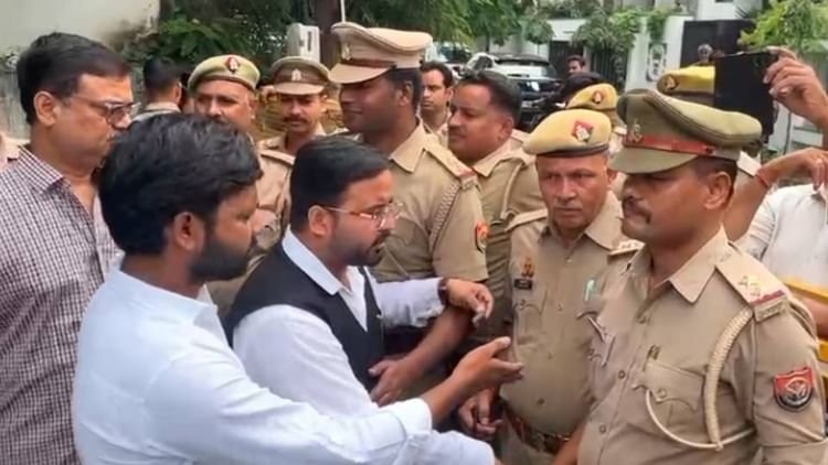 बरेली-बवाल:-aap-नेताओं-को-पुलिस-ने-घर-और-दफ्तर-पर-रोका;-संजय-सिंह-बोले-तानाशाही-के-खिलाफ-आवाज-नहीं-रुकेगी