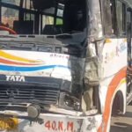 unnao:-कार-और-बाइक-में-टक्कर-मारने-के-बाद-सड़क-किनारे-पेड़-से-टकराई-मिनी-बस,-सिपाही-दंपती-समेत-सात-घायल