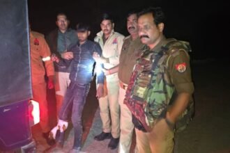 up-encounter:-पुलिस-को-देख-बदमाश-ने-की-फायरिंग,-मुठभेड़-में-हुआ-गिरफ्तार;-घर-में-घुसकर-करता-था-चोरी