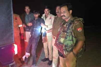 up-encounter:-पुलिस-को-देख-बदमाश-ने-की-फायरिंग,-मुठभेड़-में-हुआ-गिरफ्तार;-घर-में-घुसकर-करता-था-चोरी