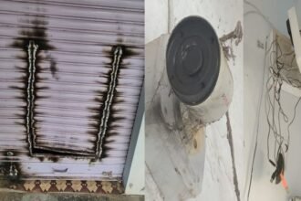 सीसीटीवी-कैमरों-पर-छिड़का-स्प्रे:-दुकान-से-लाखों-के-जेवरात-भरी-तिजोरी-उठा-ले-गए-चोर,-फिल्मी-स्टाइल-में-की-चोरी