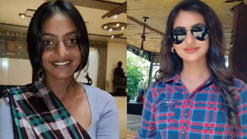 शर्ट-पैंट-और-आंखों-पर-काला-चश्मा…-बदल-गई-माला-बेचने-वाली-मोनालिसा,-वायरल-गर्ल-का-मॉडर्न-अवतार-कर-देगा-हैरान