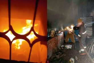 up:-विकास-मंजिल-में-आग…-तीन-दुकानें-जलीं,-आठ-गाड़ियों-को-आग-बुझाने-में-लगाया,-शाॅर्ट-सर्किट-बताई-जा-रही-वजह