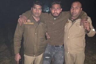 budaun-news:-किन्नर-के-घर-डकैती-कांड-का-आरोपी-नाशिद-मुठभेड़-में-गिरफ्तार,-पैर-में-गोली-लगने-से-घायल