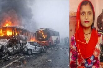 यमुना-एक्सप्रेस-वे-हादसा:-उस-मां-के-अवशेष-भी-न-मिले,-जो-बच्चों-को-बचाकर-जिंदा-जल-गई;-19-की-हुई-शिनाख्त