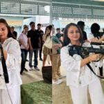 अलग-अंदाज-में-लालू-यादव-की-बेटी-रोहिणी-आचार्य,-बंदूक-से-निशाना-लगाते-हुए-दिखीं,-कहा-“नजर-भी-दुरुस्त-और-निशाना-भी”