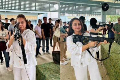 अलग-अंदाज-में-लालू-यादव-की-बेटी-रोहिणी-आचार्य,-बंदूक-से-निशाना-लगाते-हुए-दिखीं,-कहा-“नजर-भी-दुरुस्त-और-निशाना-भी”