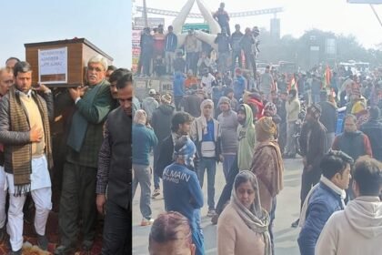 up:-अग्निवीर-सूरज-यादव-की-अंतिम-विदाई-पर-हंगामा,-एंबुलेंस-से-शव-आने-पर-भड़के-परिजन;-जमकर-हुआ-हंगामा