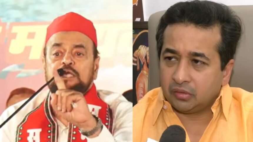 महाराष्ट्र:-नितेश-राणे-को-अबू-आजमी-ने-दी-धमकी,-कहा-“मस्जिद-में-घुसने-की-बात-करता-है,-पुलिस-हटाकर-देख”