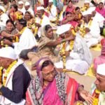 अमौसा-का-मेला:-चेहरों-पर-संतुष्टि-का-भाव,-पंगत-में-प्रसाद-पाया-फिर-दान-कर-घर-चले;-स्नान-करने-वालों-की-रही-भीड़