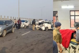 यूपी-के-बागपत-में-हुआ-बड़ा-हादसा,-कई-गाड़ियां-आपस-में-टकराईं,-दर्जन-भर-से-ज्यादा-लोग-बुरी-तरह-घायल